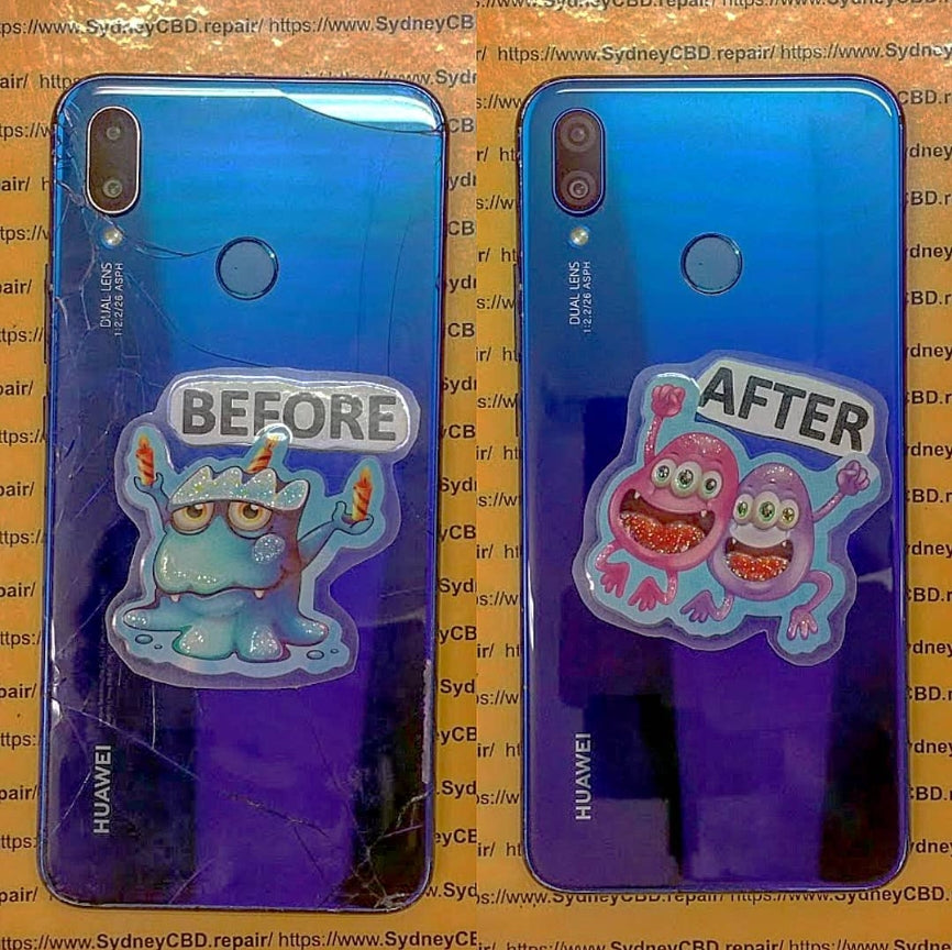 Is Huawei Nova 3i back glass?