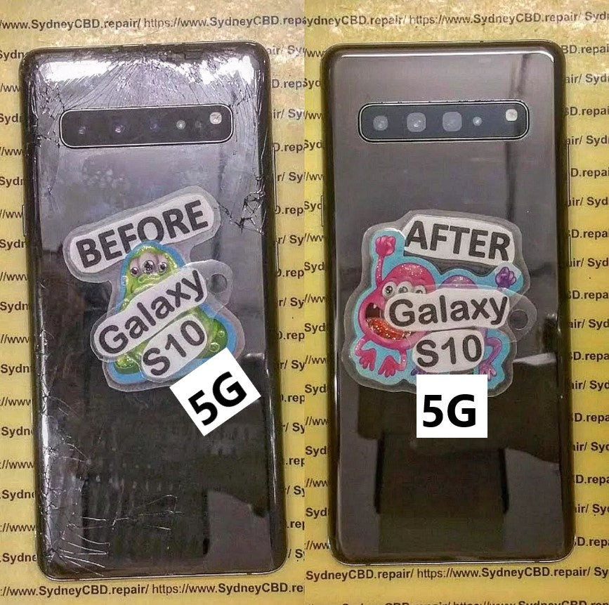 Can the back of a Samsung S10 5g be replaced?