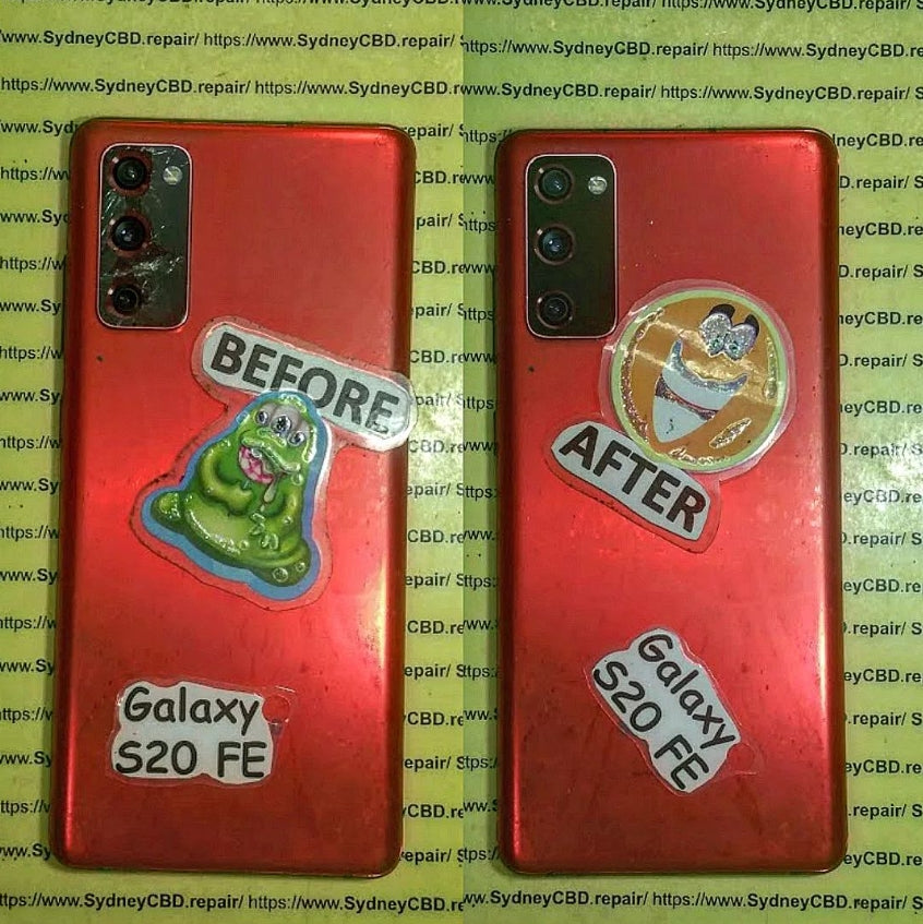 Can you replace camera outer glass on Samsung S20 FE?