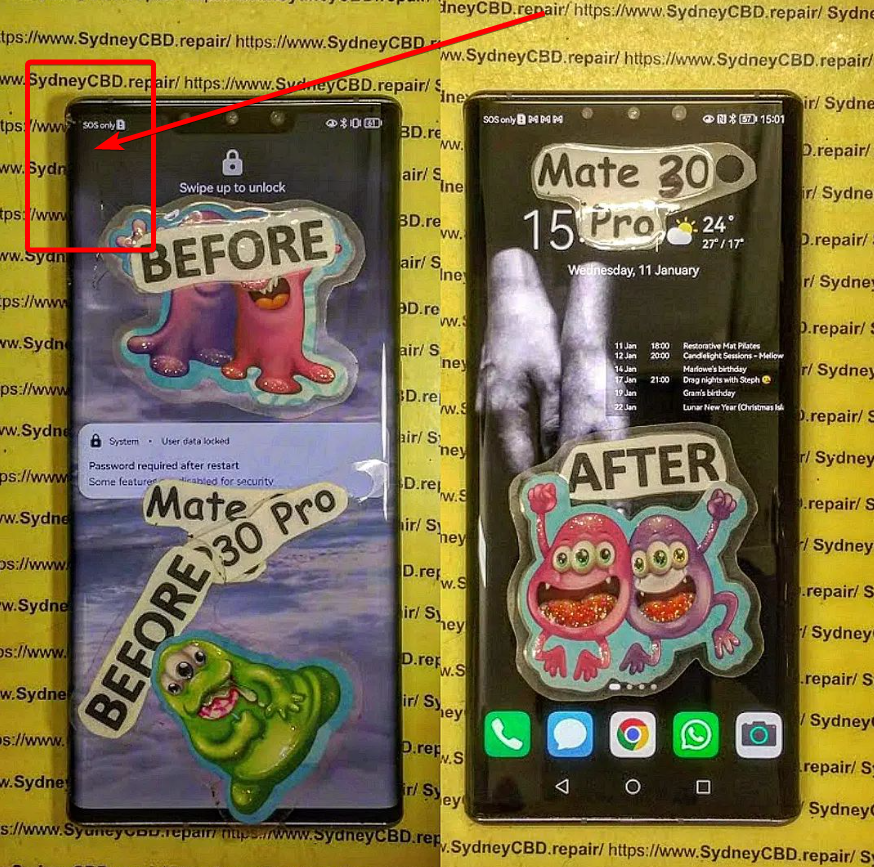 Huawei Mate 30 Pro Screen Replacement