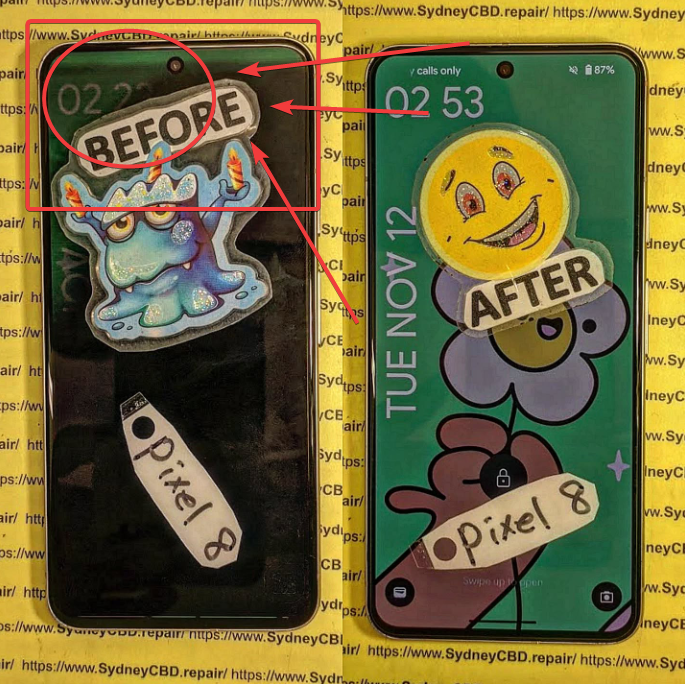 Google Pixel 8 Screen Replacement