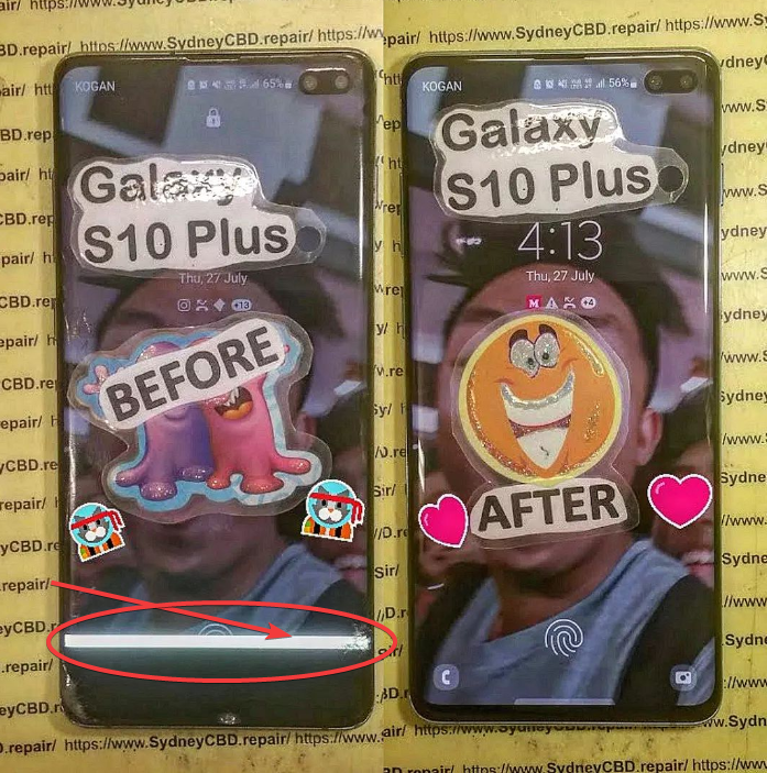 Samsung Galaxy S10 Plus Screen Replacement