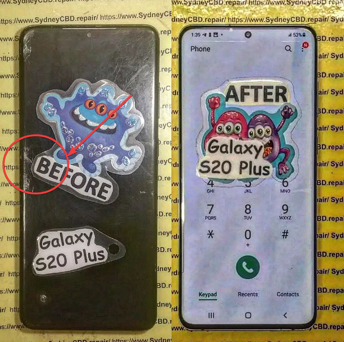 Samsung Galaxy S20 Plus Screen Replacement