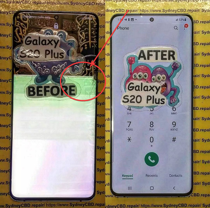 Samsung Galaxy S20 Plus Screen Replacement