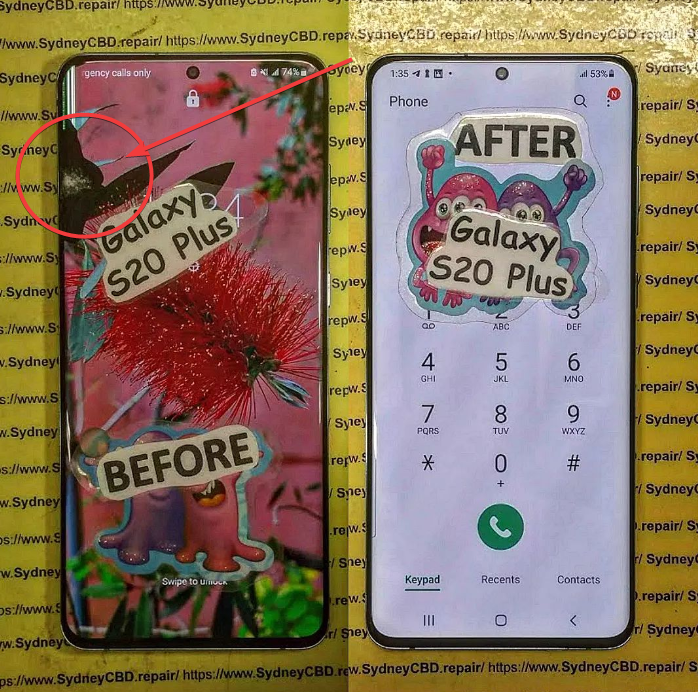 Samsung Galaxy S20 Plus Screen Replacement