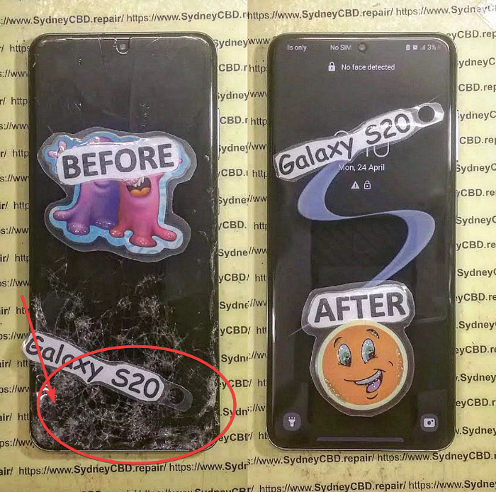Samsung Galaxy S20 Screen Replacement