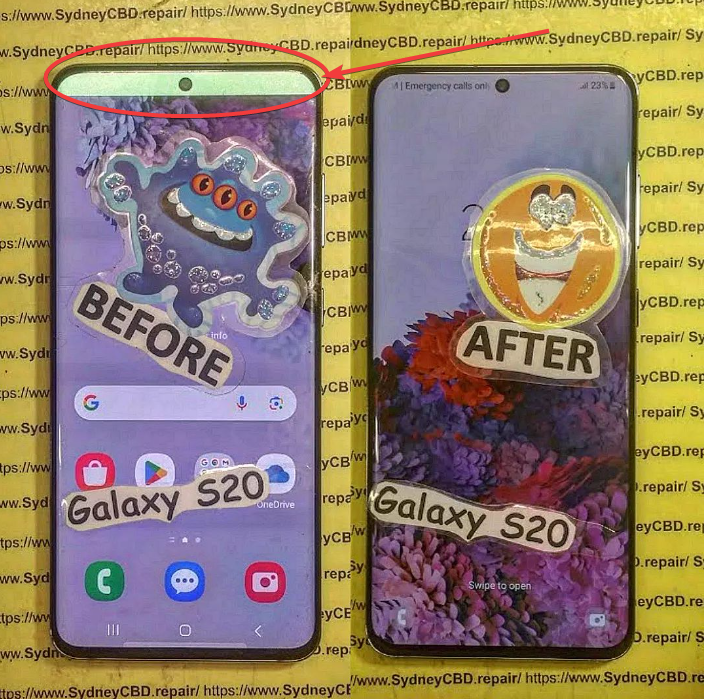 Samsung Galaxy S20 Screen Replacement