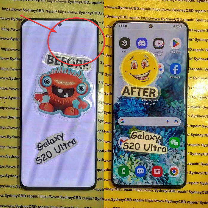 Samsung Galaxy S20 Ultra Screen Replacement
