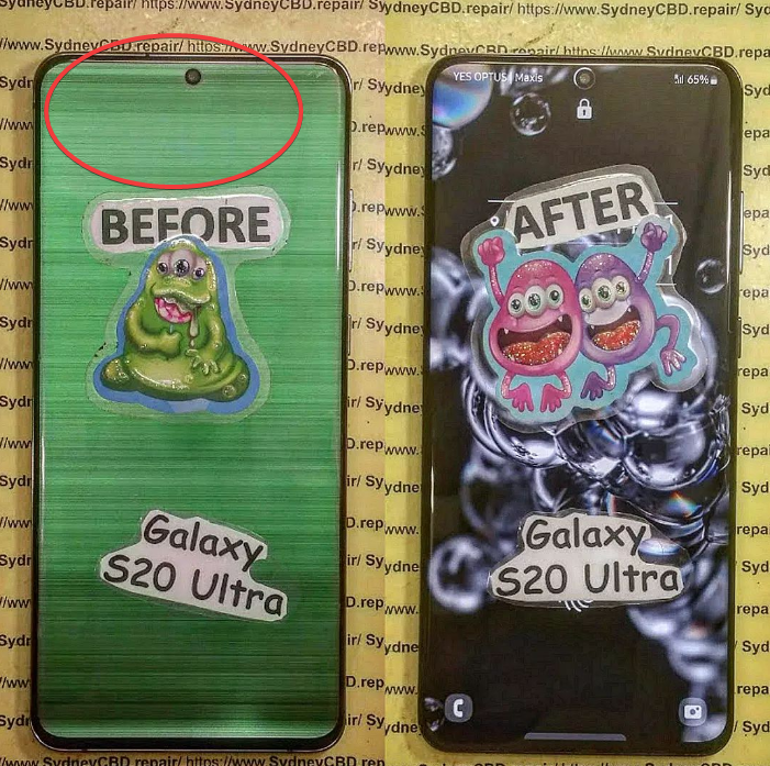 Samsung Galaxy S20 Ultra Screen Replacement