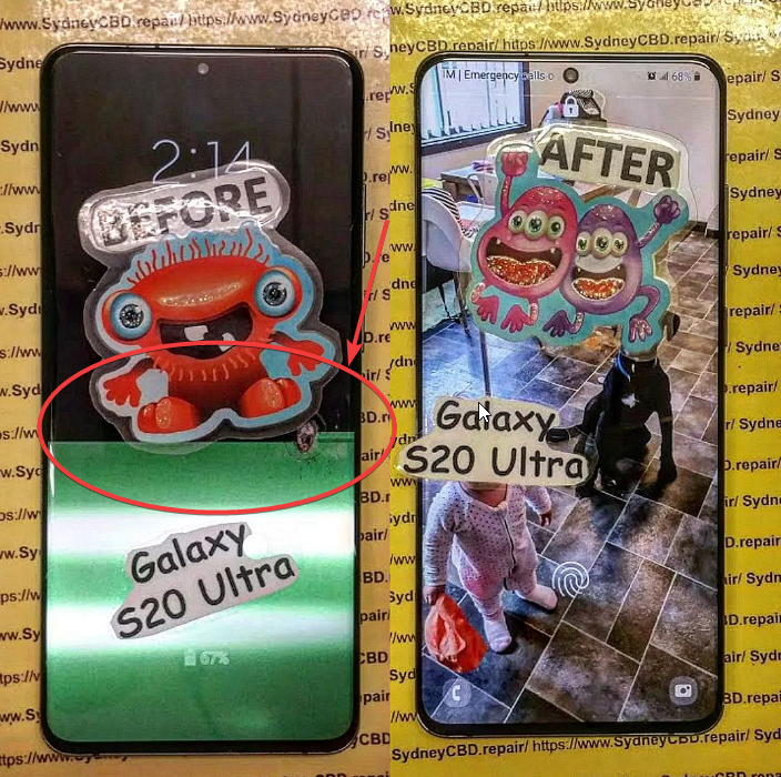 Samsung Galaxy S20 Ultra Screen Replacement