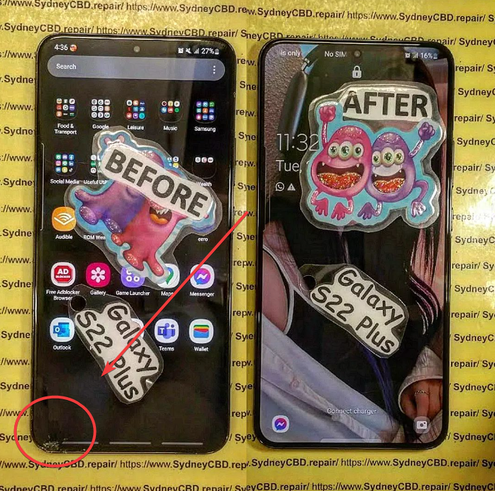 Samsung Galaxy S22 Plus Screen Replacement