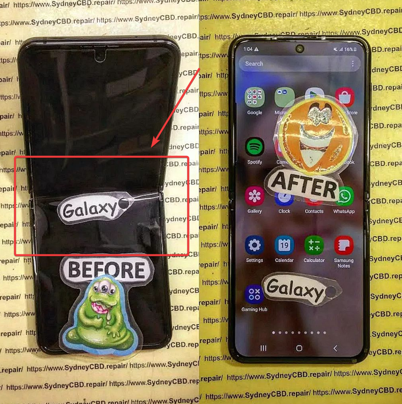 Samsung Galaxy Z Flip 4 Screen Replacement