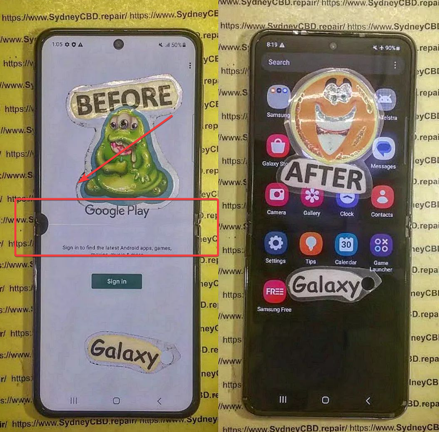 Samsung Galaxy Z Flip 4 Screen Replacement