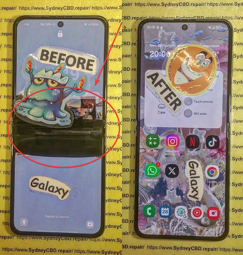 Samsung Galaxy Z Flip 6 Screen Replacement
