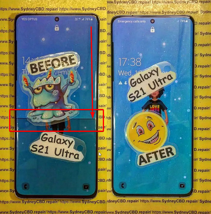 Galaxy S21 Ultra Screen Replacement