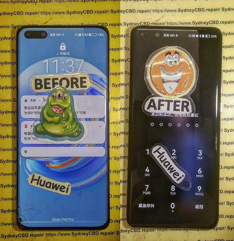 Huawei P40 Pro Screen Replacement